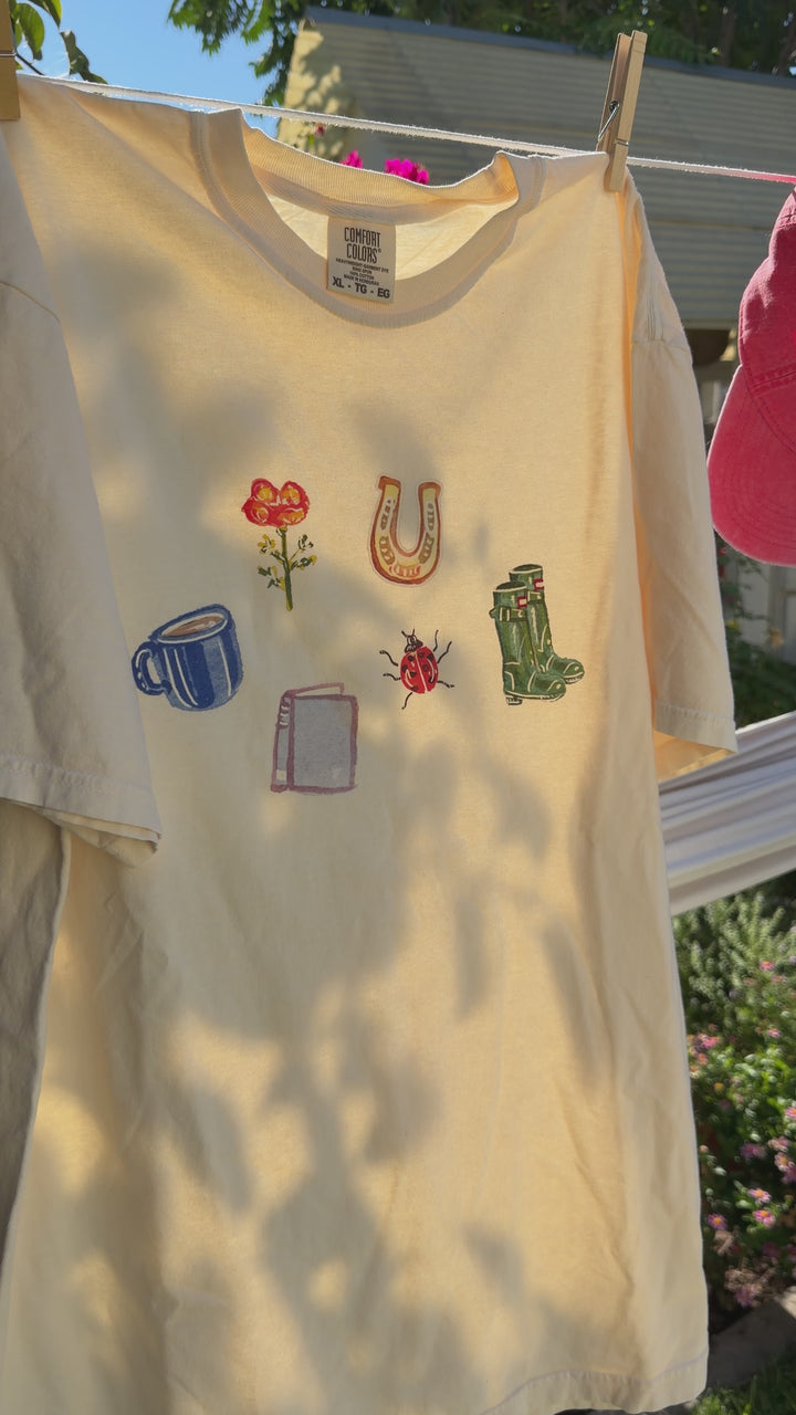 Reading in the Garden Tee
