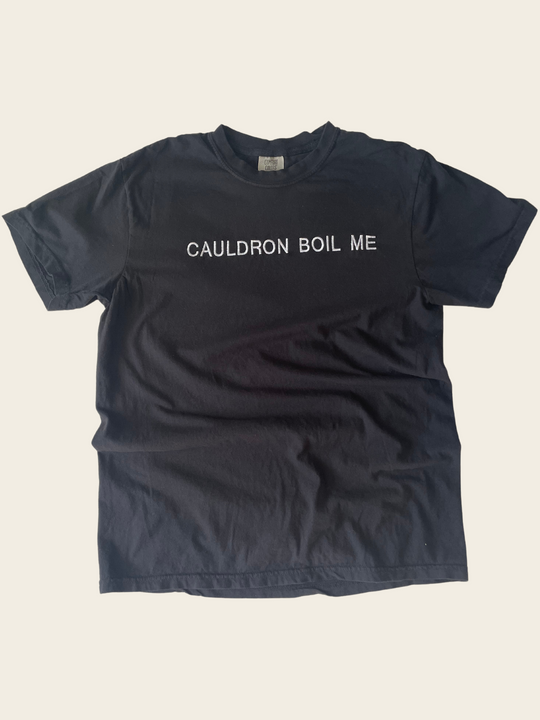 Cauldron Boil Me Embroidered T-shirt
