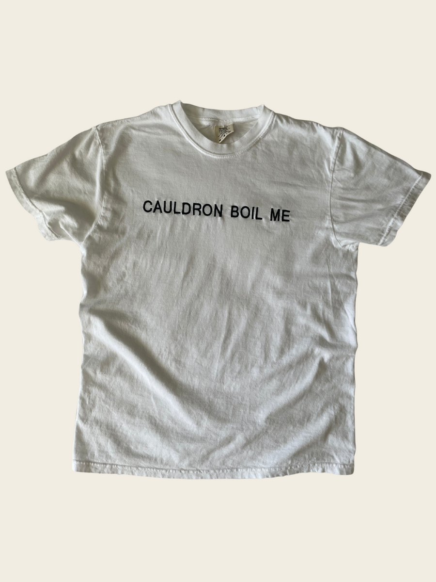 Cauldron Boil Me Embroidered T-shirt