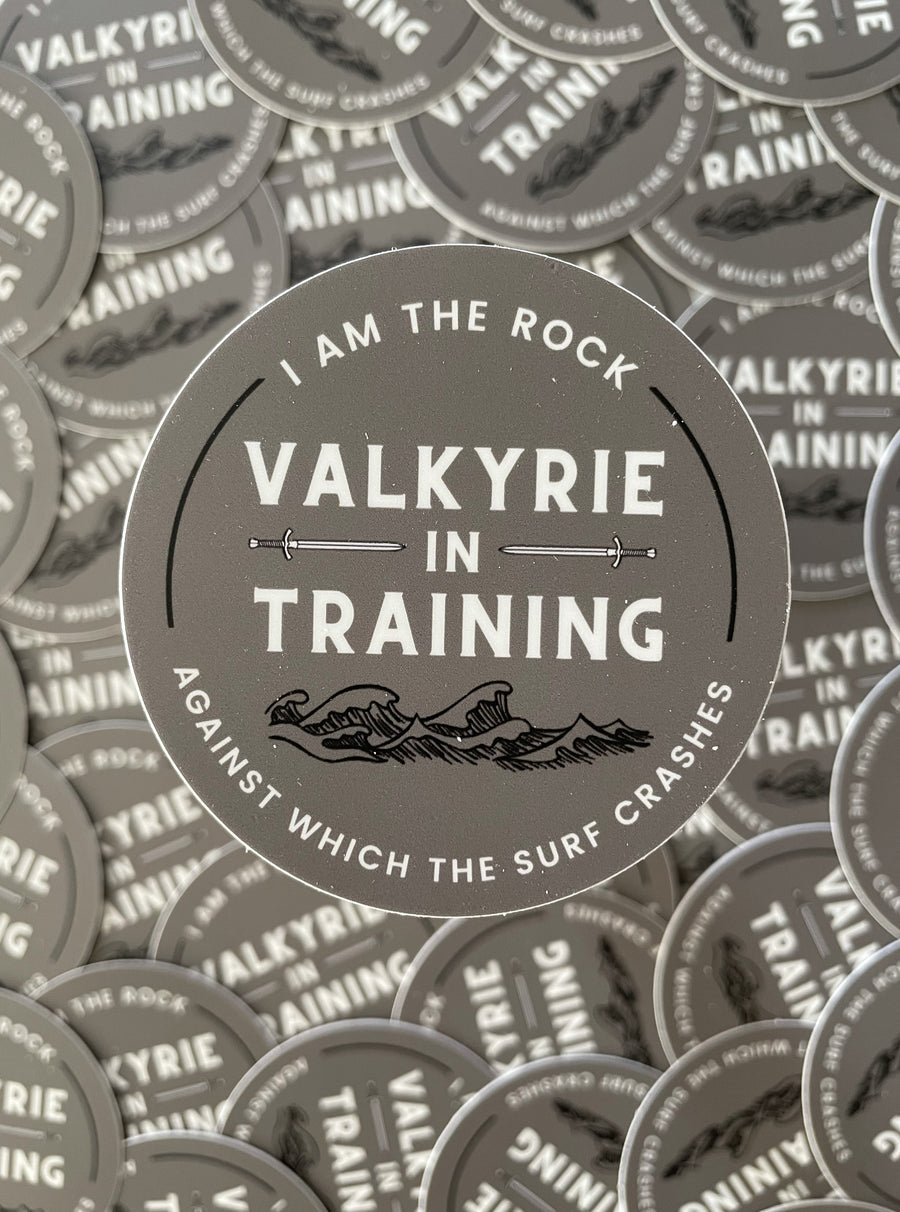 Valkyrie in Training Sticker