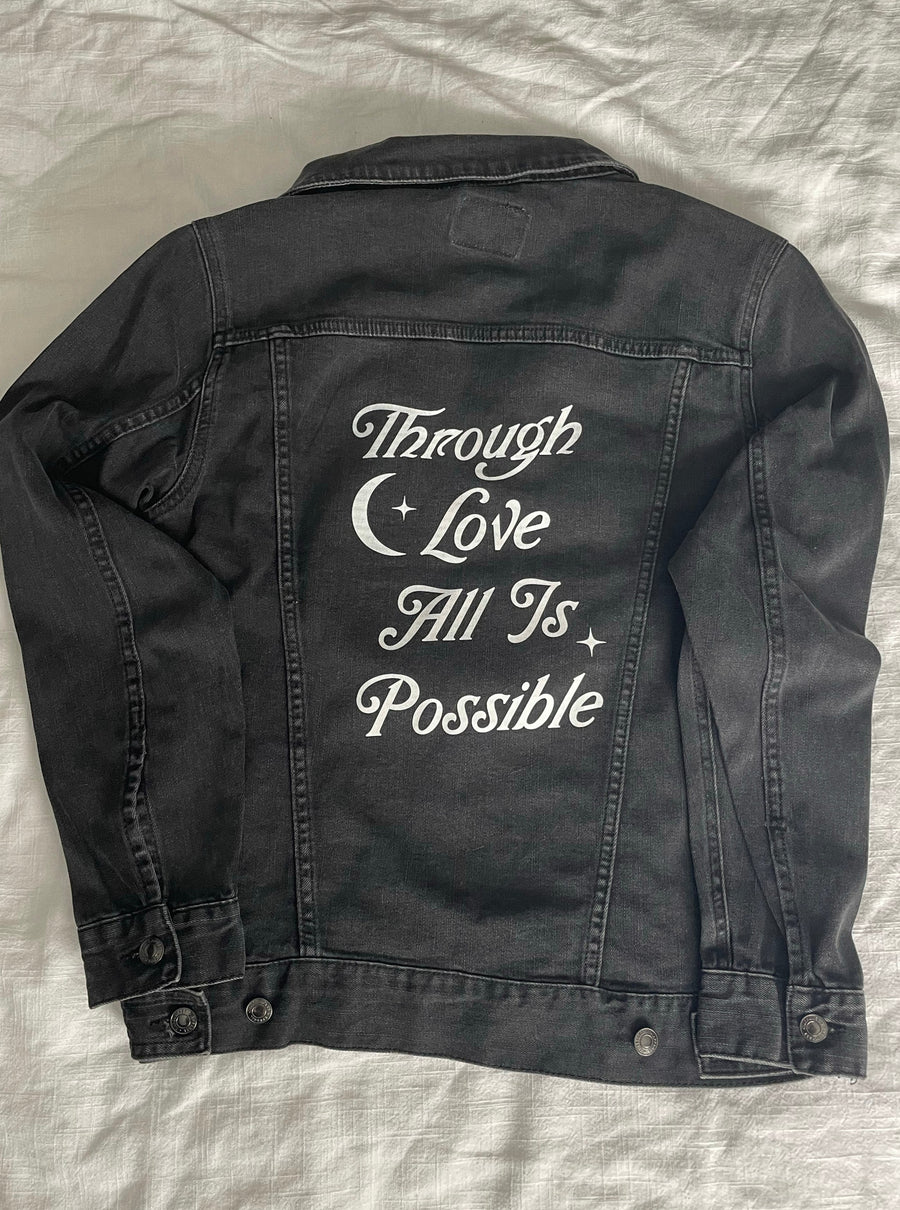 Through Love All is Possible Jean Jacket