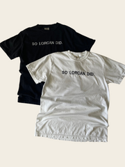 So Lorcan Did Embroidered T-shirt